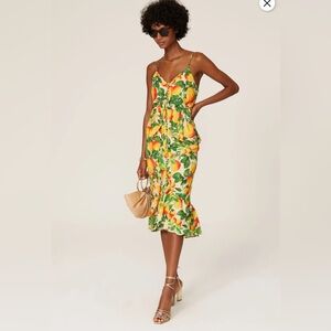 Farm Rio Eyelet Oranges Dress Size XS